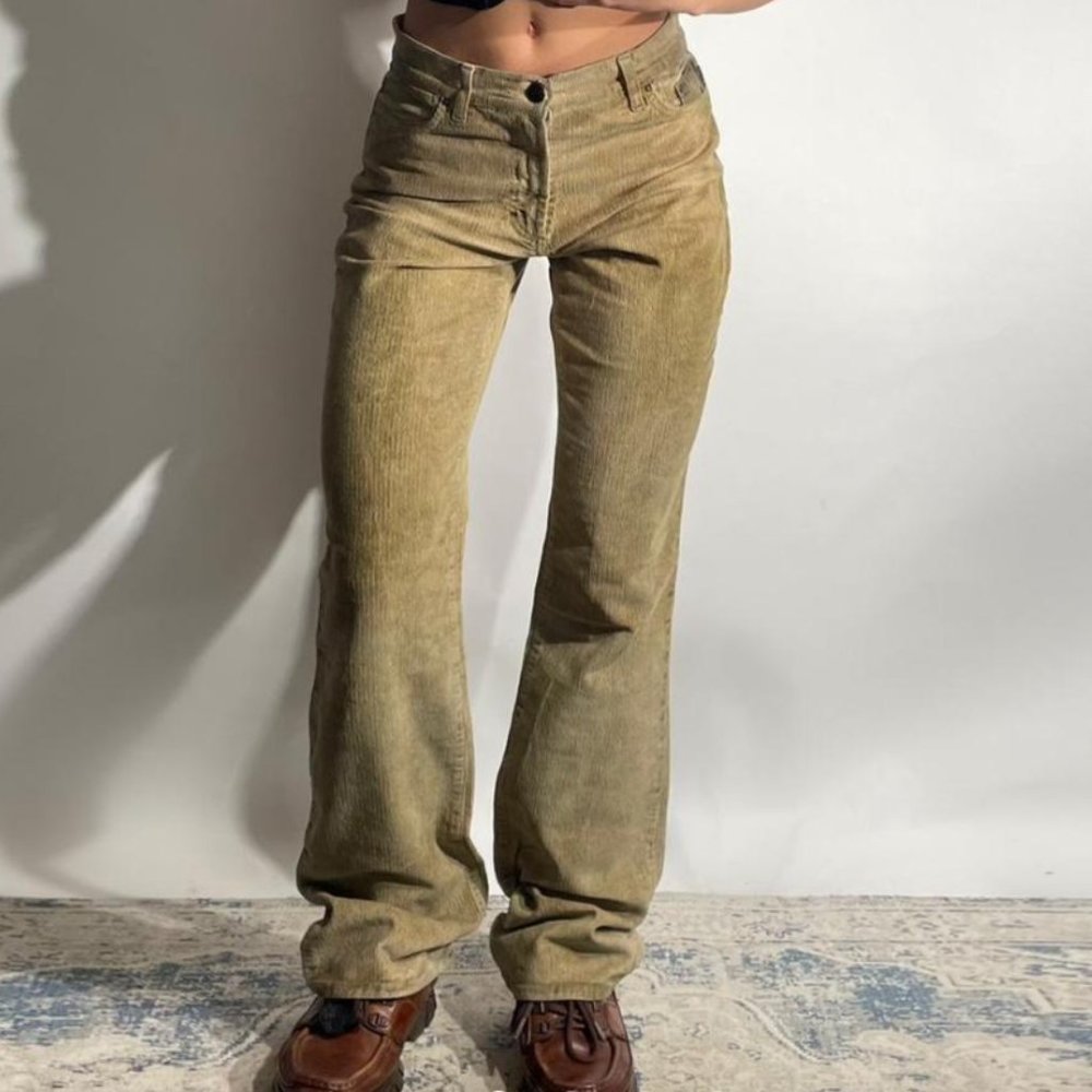Vintage 90s Y2k Just Cavalli Corduroy Pants